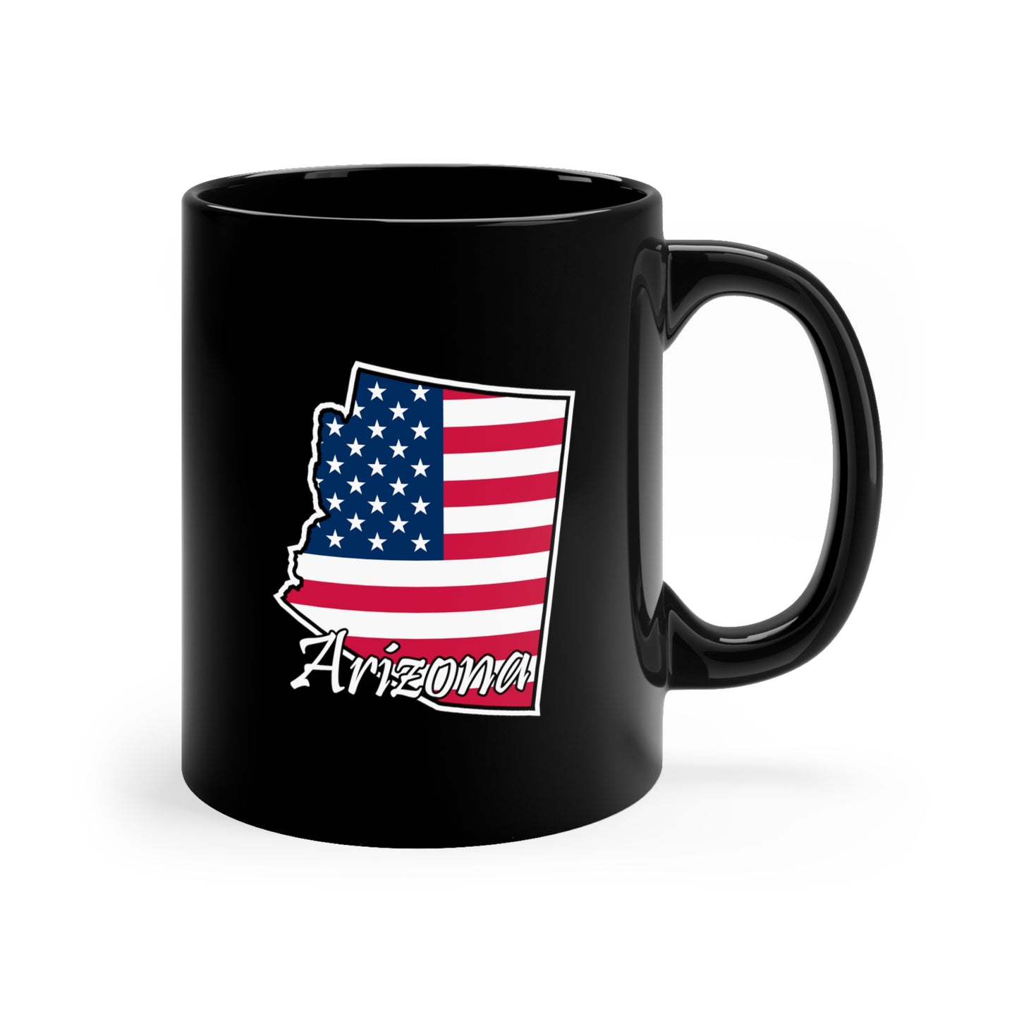 Arizona Outline Flag Mug