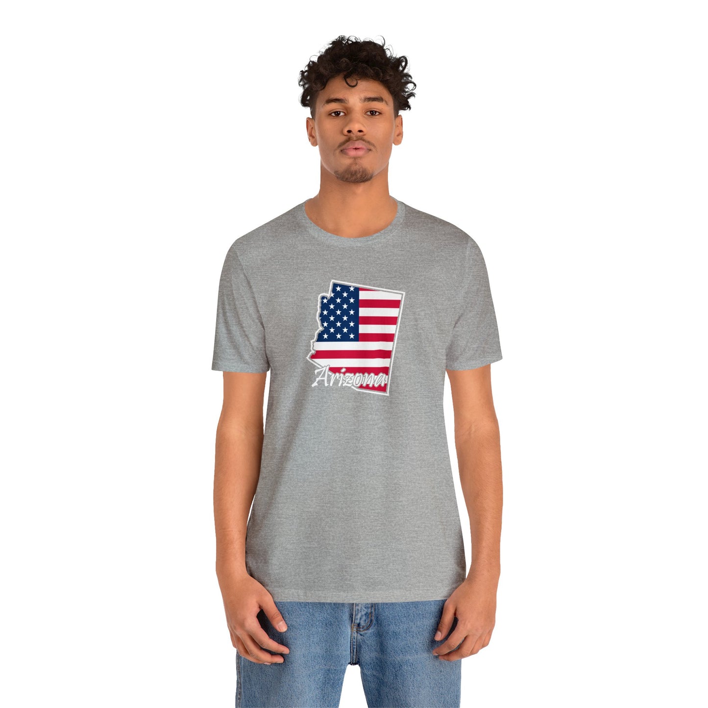 Arizona Outline US Flag Tee