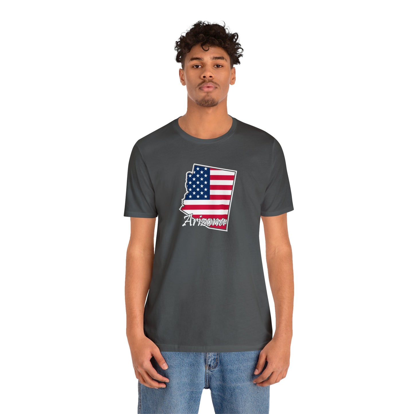 Arizona Outline US Flag Tee