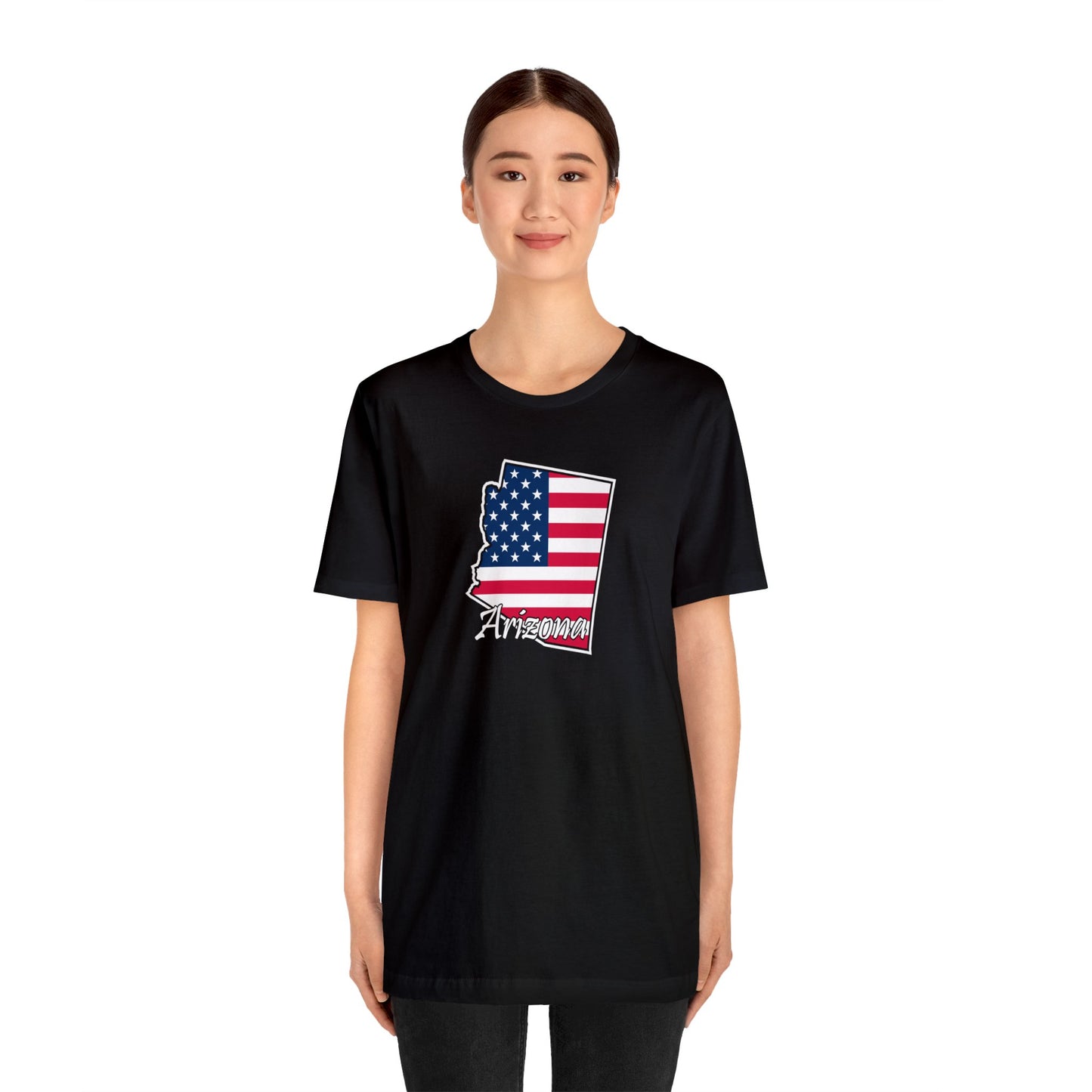 Arizona Outline US Flag Tee