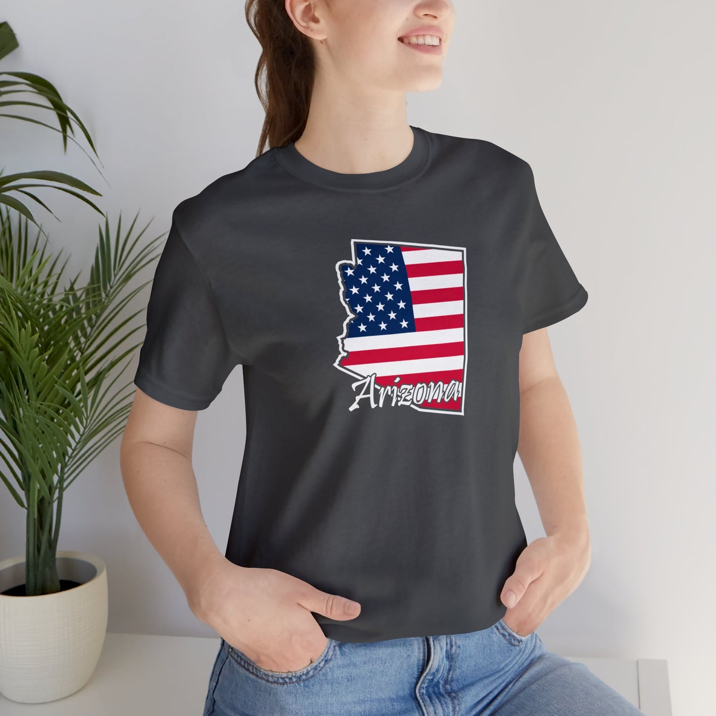 Arizona Outline US Flag Tee