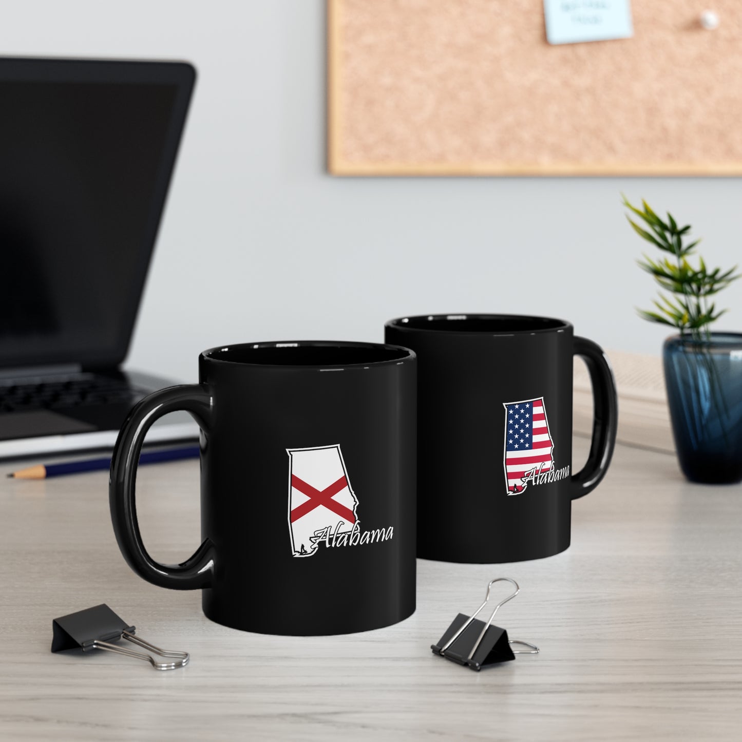 Alabama Outline Flag Mug