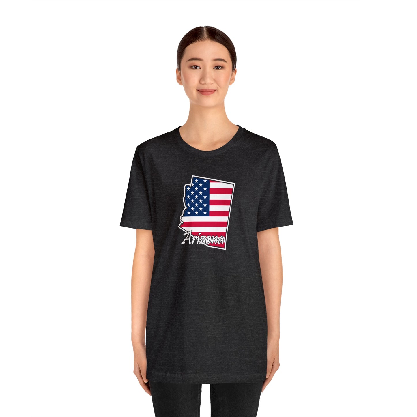 Arizona Outline US Flag Tee