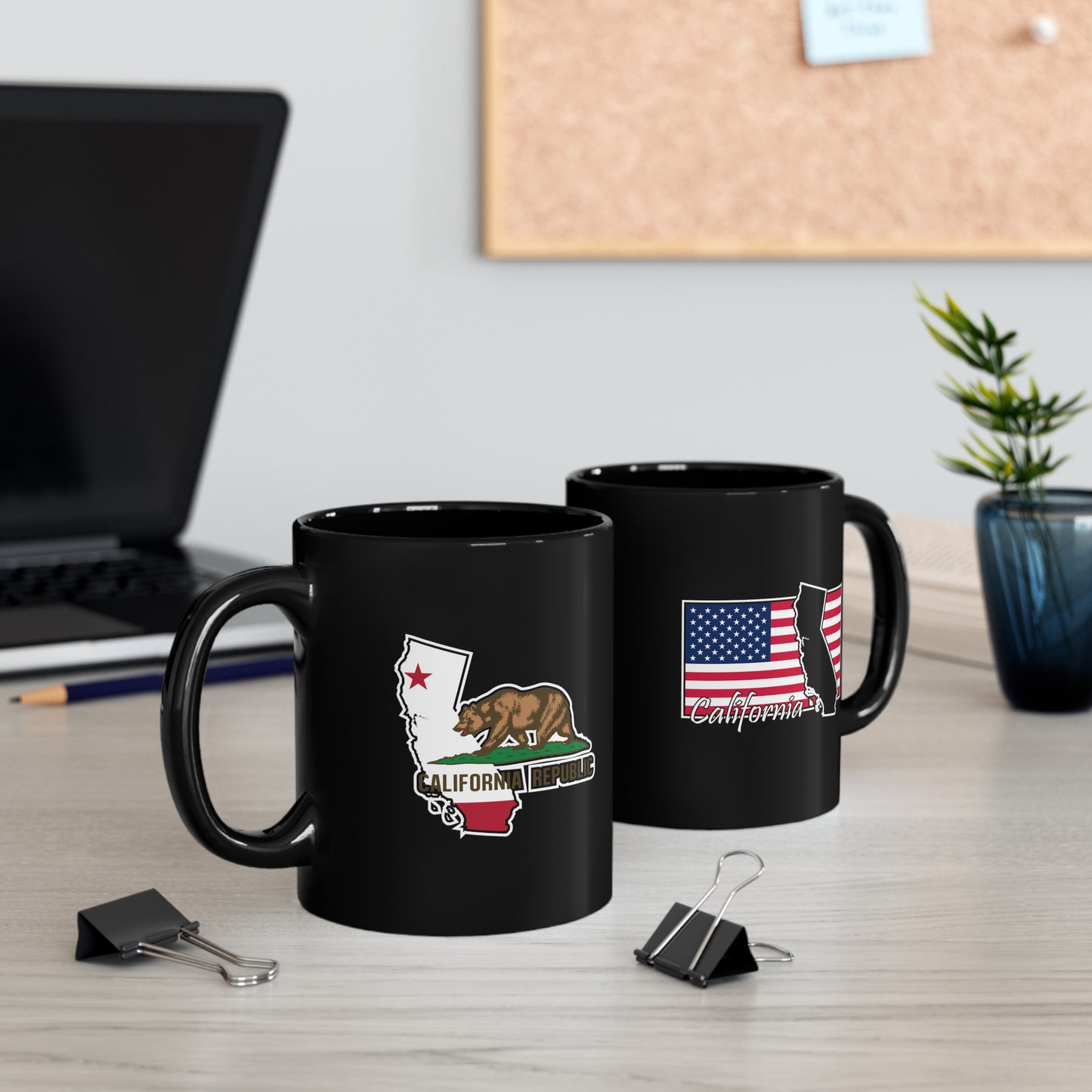 California Outline Flag Mug