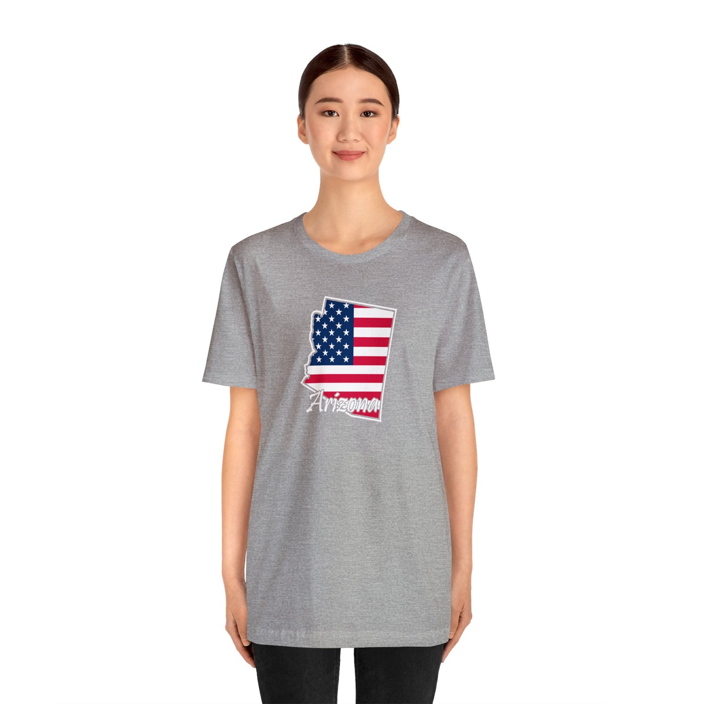 Arizona Outline US Flag Tee