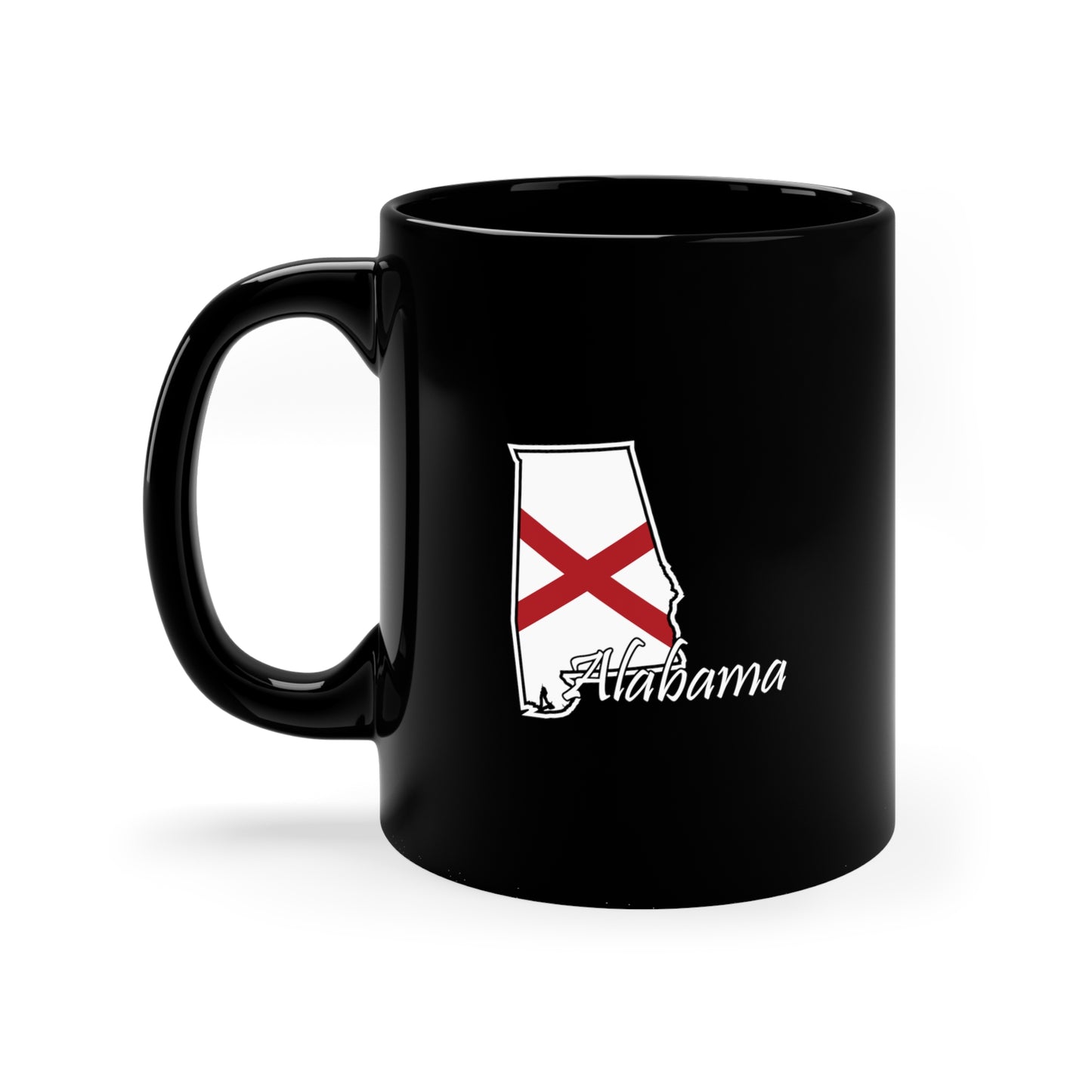 Alabama Outline Flag Mug