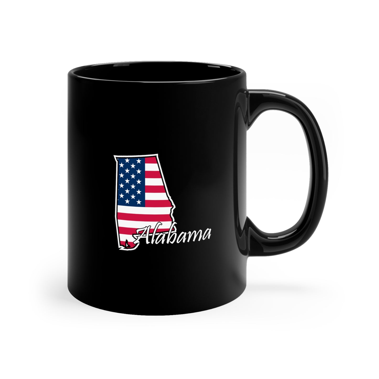 Alabama Outline Flag Mug