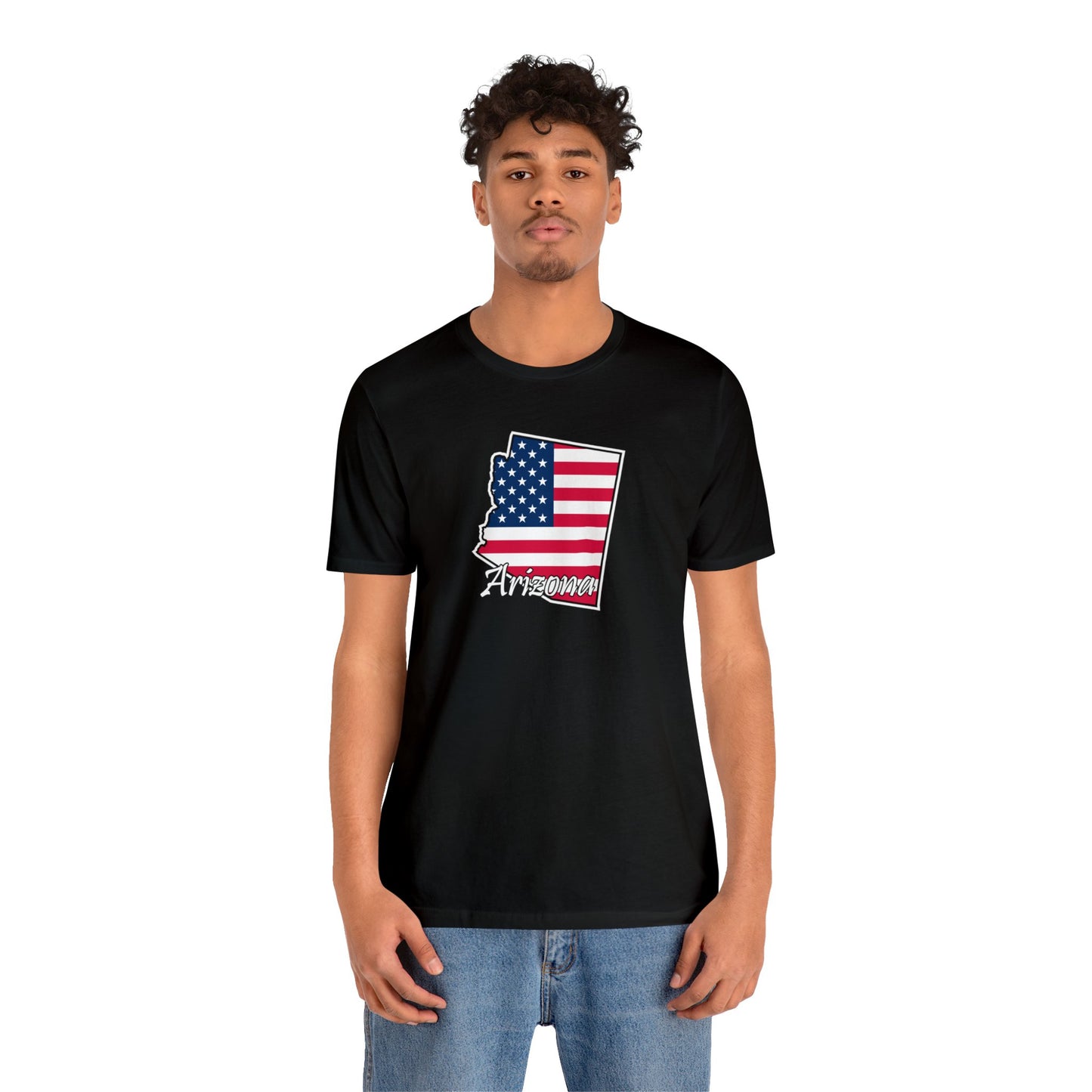 Arizona Outline US Flag Tee