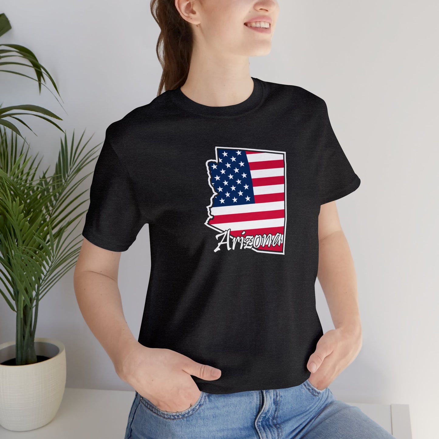 Arizona Outline US Flag Tee