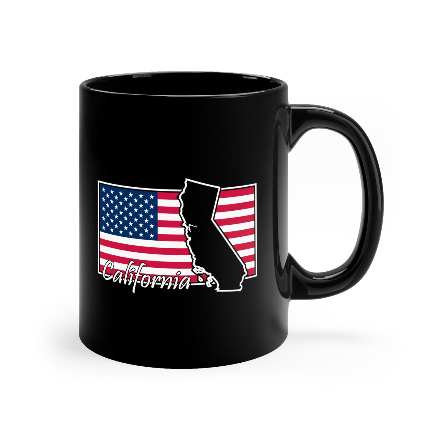 California Outline Flag Mug