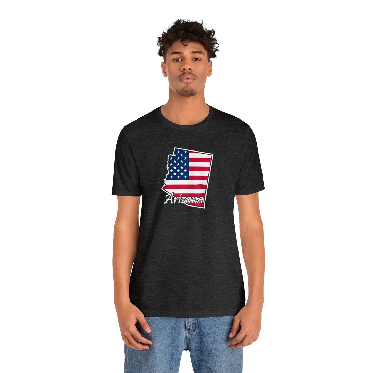 Arizona Outline US Flag Tee